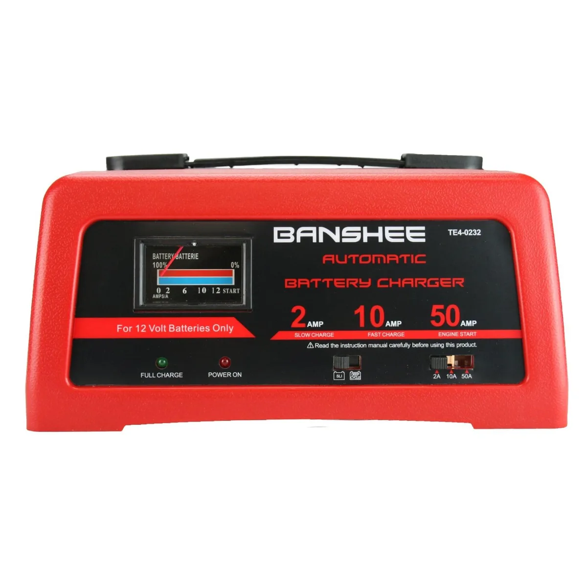 BatteryJack inc. BatteryJack inc. Tank Brand 50/10/2 Amp Manual Starter/Charger Replacement for SE-1052 jump starter — product photo