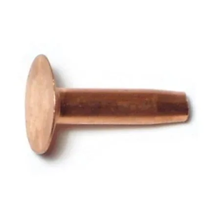 MIDWEST FASTENER CORP MIDWEST FASTENER CORP 62218 Solid Rivet Flat Head Copper hardware — product photo