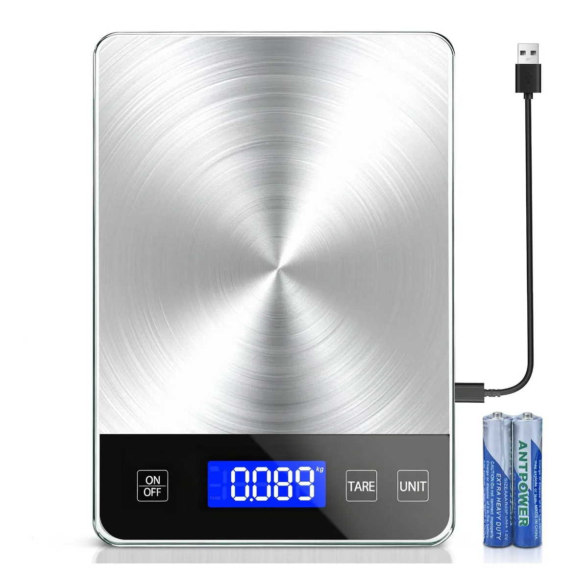  American Weigh Kitchen Scale 15 kg Yellow Atlanta Braves — product photo