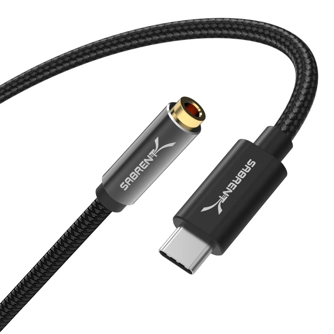 Sabrent Sabrent USB-C to 3.5mm Audio Adapter 96 KHz 24-bit — product photo
