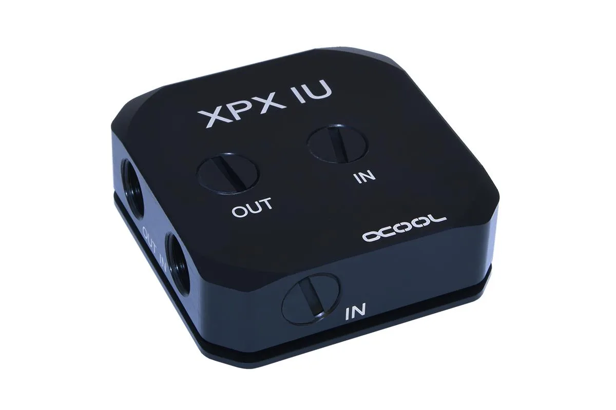 Alphacool Alphacool Eisblock XPX 1U CPU Water Block Black 65 x 65 x 25.5 mm — product photo