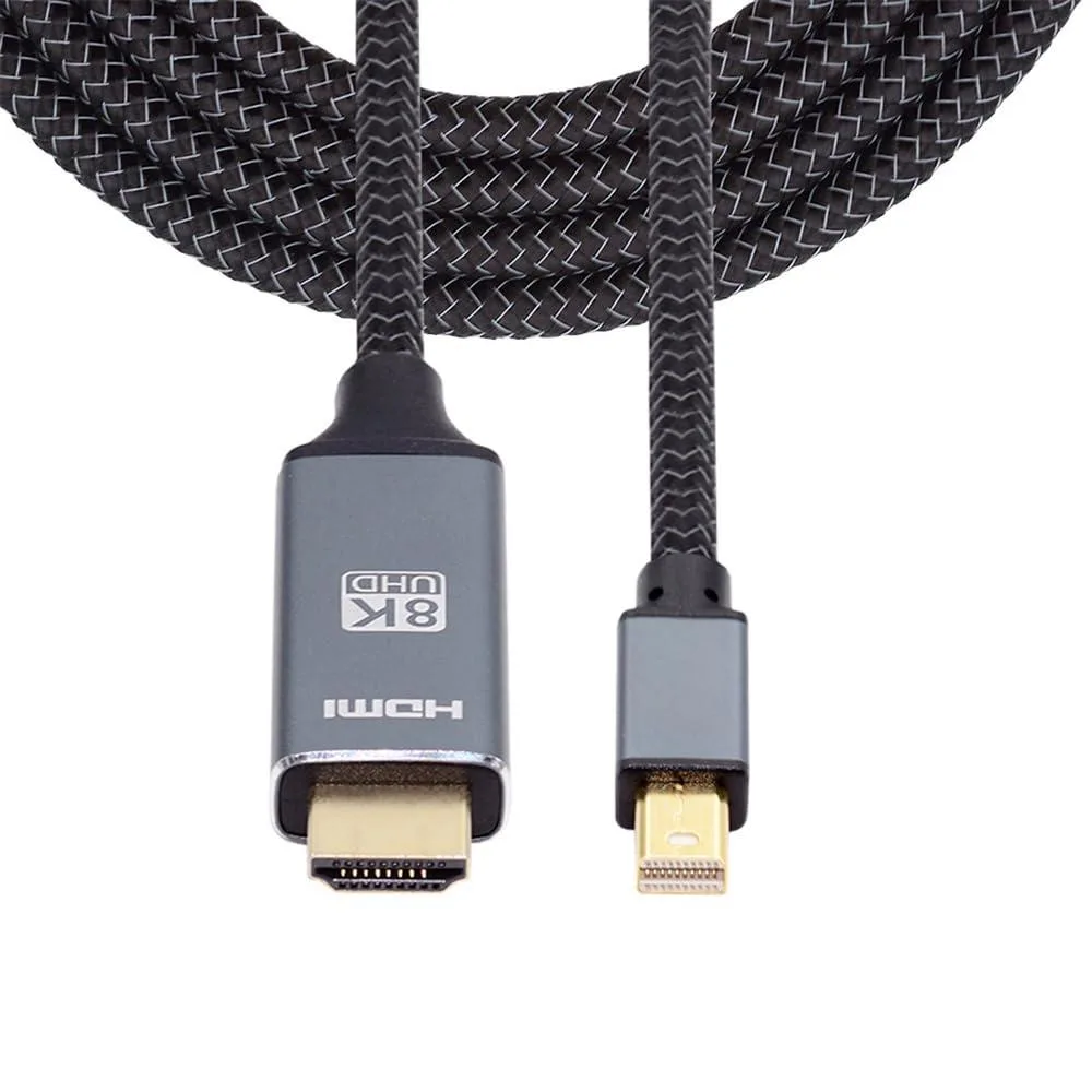 LORDWORLD LORDWORLD Mini DisplayPort 1.4 to HDMI 2.0 Cable 5.9ft 8K 60Hz — product photo