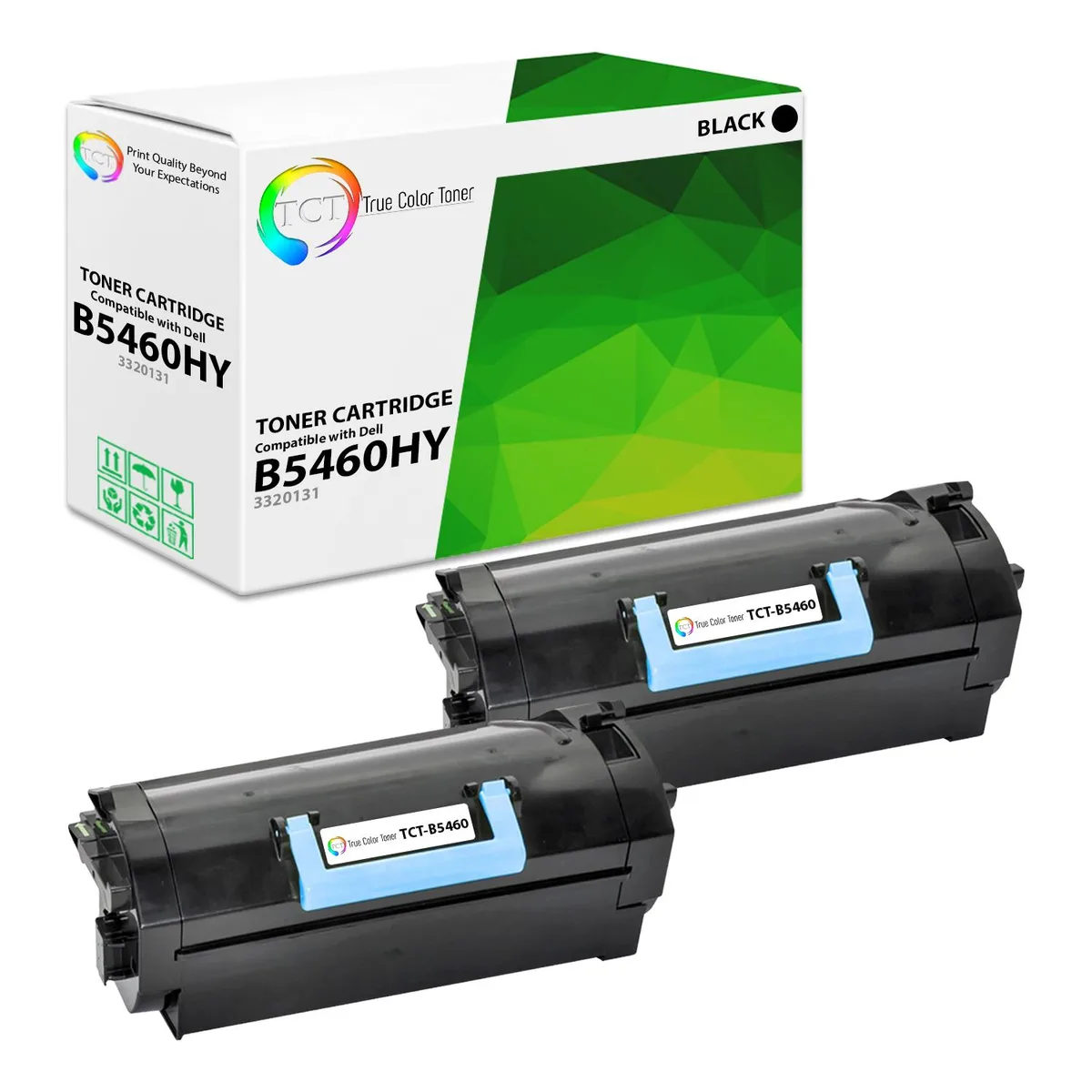 True Color Toner True Color Toner 3320131 Black High Yield Toner Cartridge 2 Pack 45000 Pages — product photo