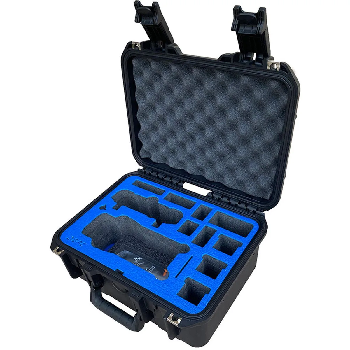 Rugged black plastic case with custom foam interior for DJI Mavic 3 and Smart Controller