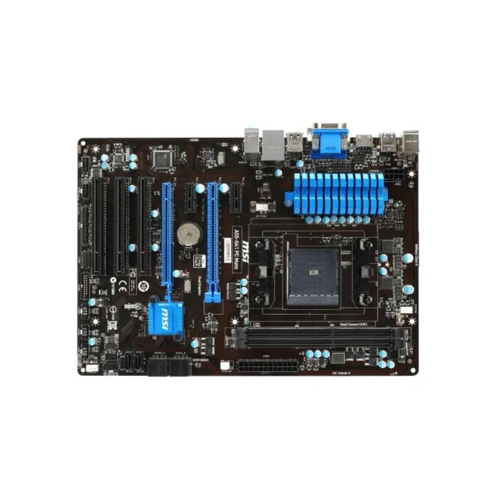 MSI MSI A55-G41 PC Mate AMD motherboard Socket FM2+/Athlon — product photo