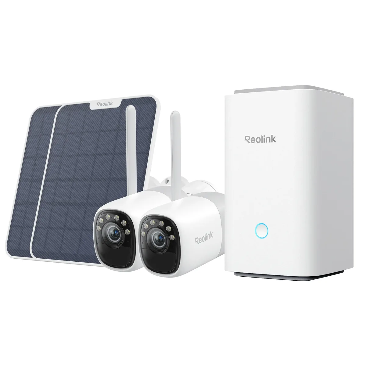 Reolink Reolink Home Hub with 2× Altas+Solar Panel 2, 2K Wireless Surveillance — product photo