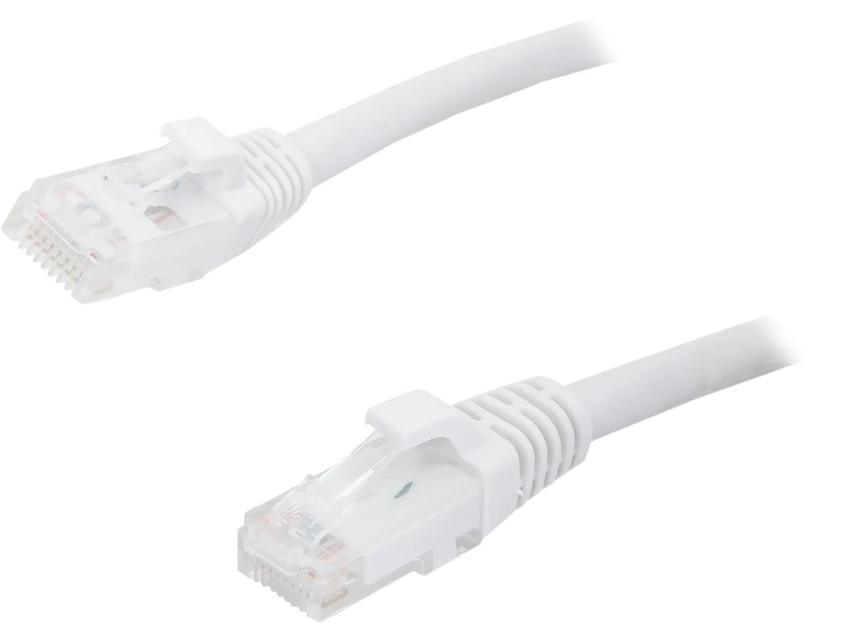 Cables To Go Cables To Go 04040 Cat6 network ethernet cable White 15 ft — product photo