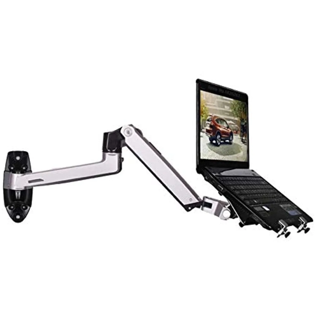 Oemstation Oemstation Xsj8012wt Aluminium Alloy Wall Mount Laptop Arm Monitor Accessory Silver — product photo