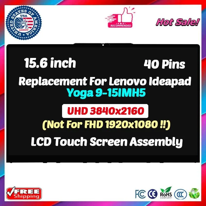 NUOLAISUN NUOLAISUN 4K UHD 15" Touch Screen Assembly 40Pin — product photo