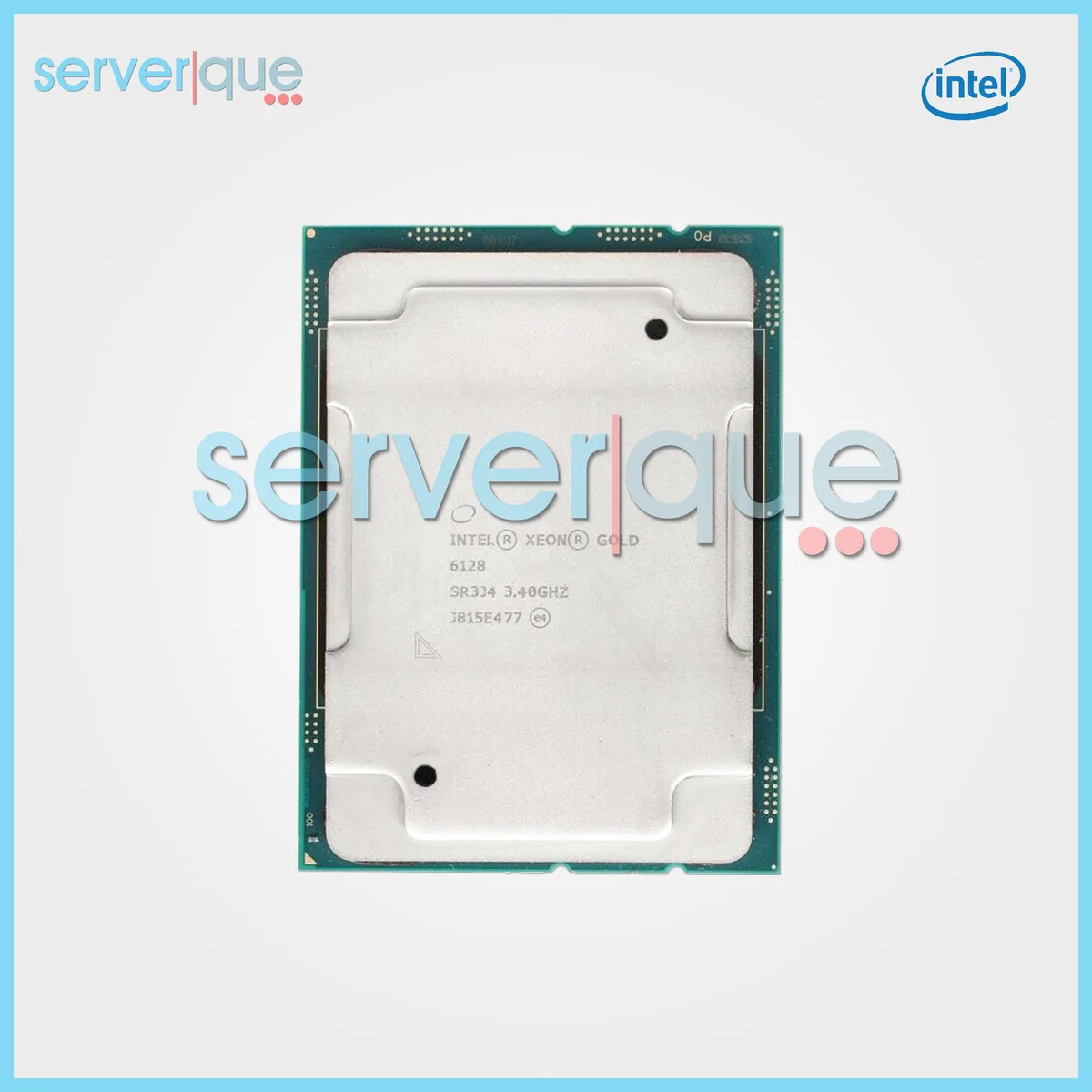 Intel Intel Xeon Gold 6128 SR3J4 6 Core 3.40GHz 19.25MB 115W FCLGA3647 cpu accessory — product photo