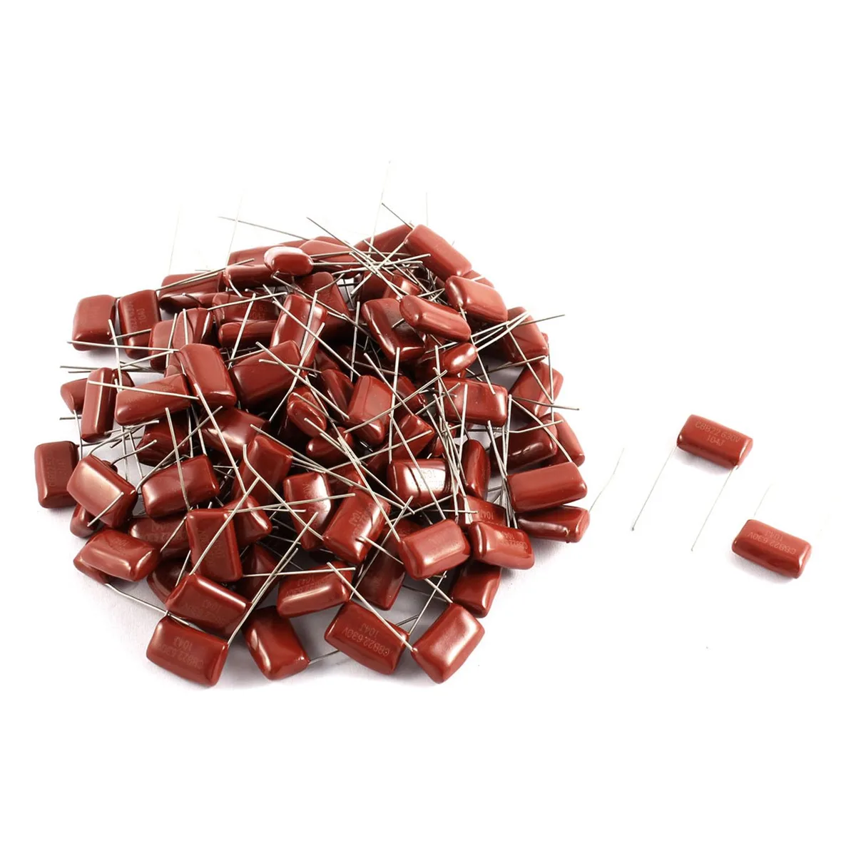 Unique-Bargains Unique-Bargains CBB22 630V 104J 0.1uF 5% Polypropylene Film Capacitor 120pcs — product photo