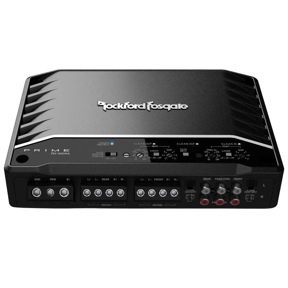 Rockford Fosgate Rockford Fosgate R2-300X4 Prime 4-channel car amplifier — product photo