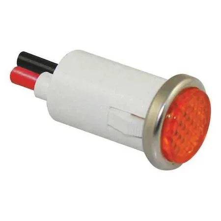 Dayton Dayton 22NY54 Flush Panel Light Amber 120V AC/DC 1/2 in Mounting — product photo