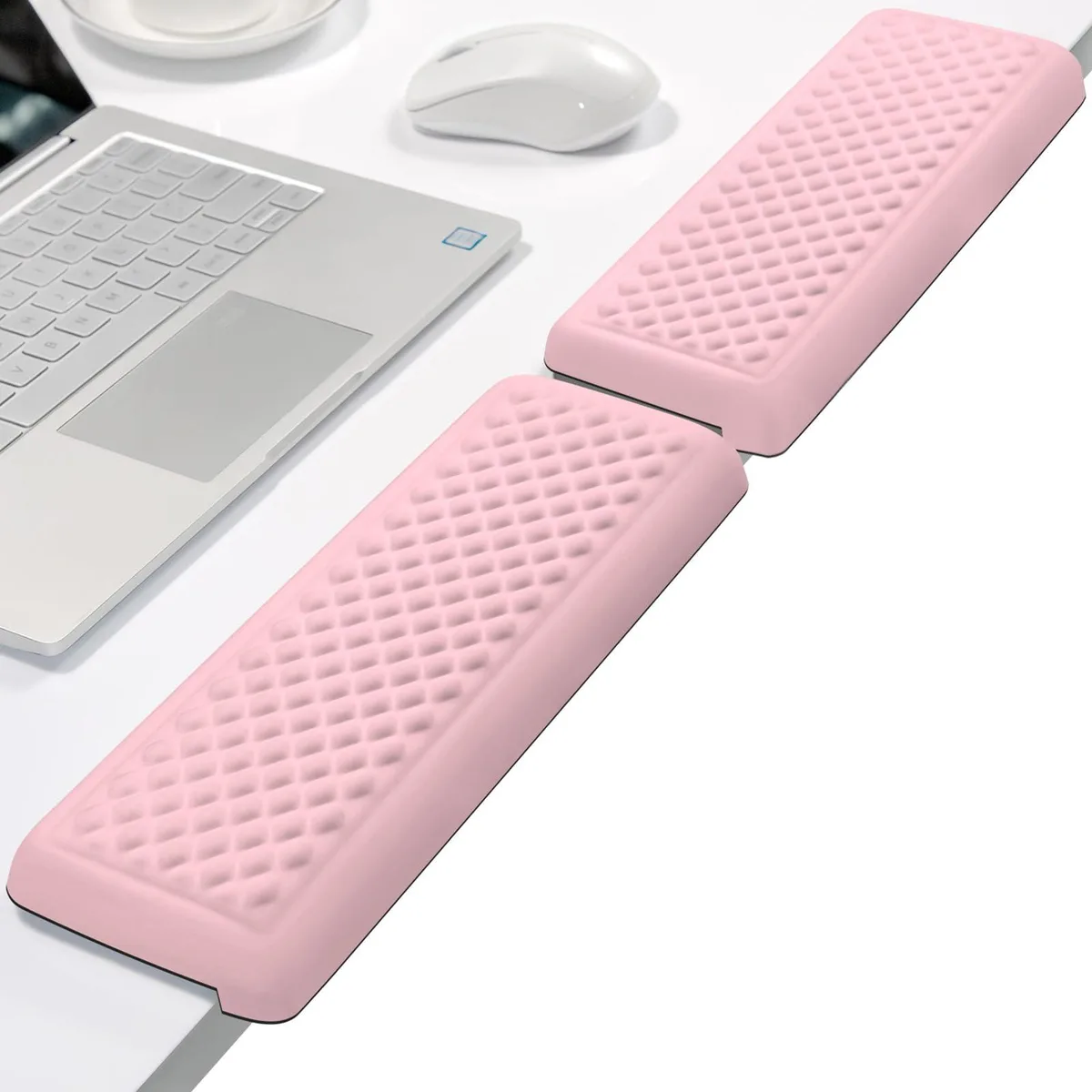  ITNRSIIET 2-Piece L-Shaped Split Elbow Pad Pink 11.8x3.9in — product photo