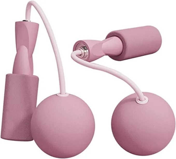  Cando Firm 001 Ropeless Jump Rope 360° bearing Sakura pink or Avocado green — product photo