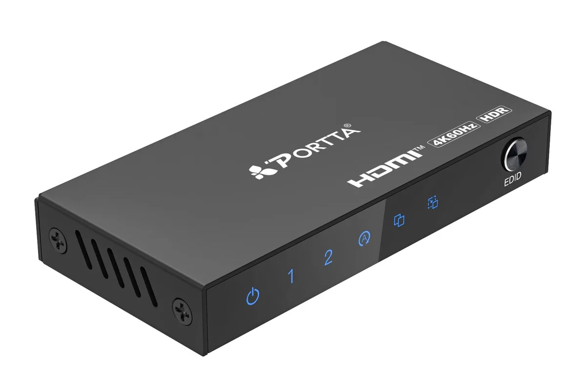 PORTTA PORTTA 122HD4K-N2SP12Y 1x2 HDMI video splitter 4K 60Hz — product photo