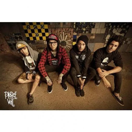 Posterazzi XPS1280 poster 36 by 24 inches Pierce The Veil band art