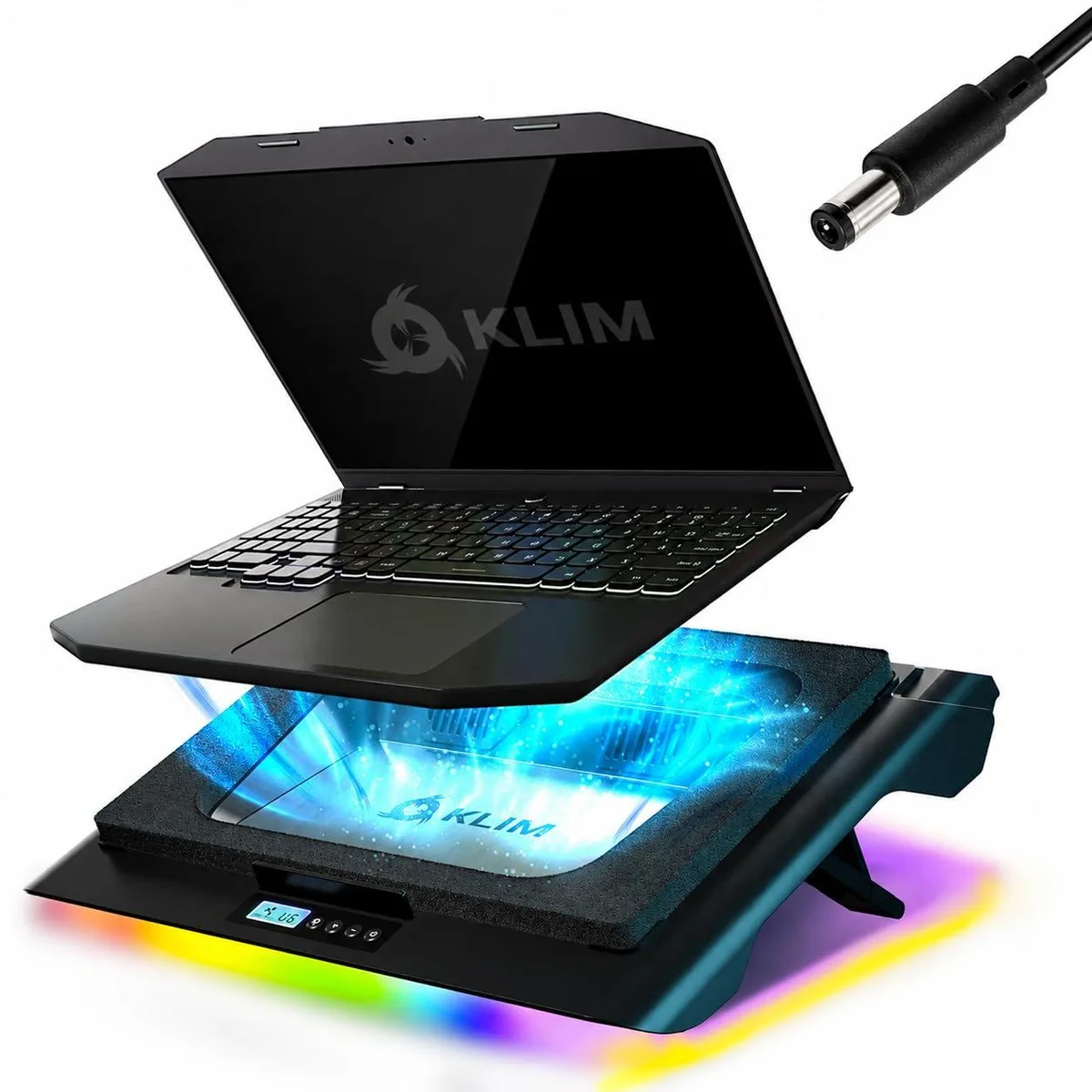  KLIM Everest Plus 6300 RPM Turbo Fan Cooler laptop cooling pad — product photo