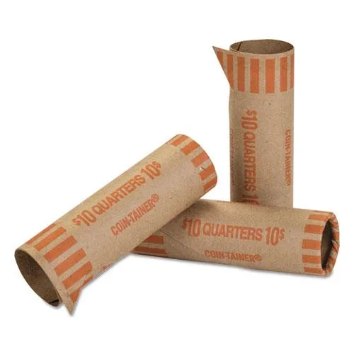 Coin-Tainer Coin-Tainer 20025 Quarter Wrappers $10 1000/Box — product photo