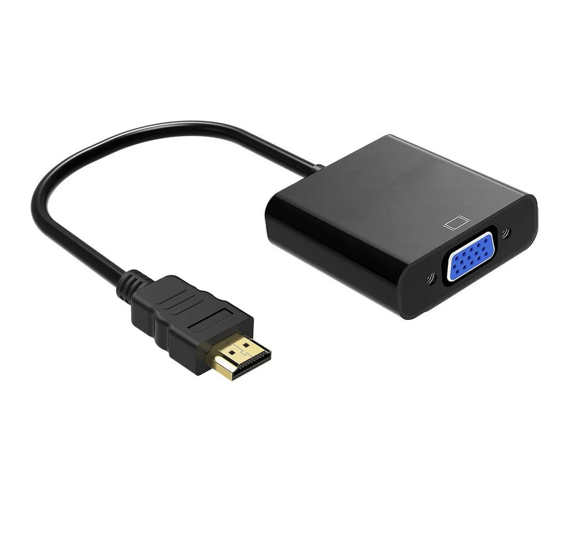 LUOM LUOM HDV101 HDMI to VGA adapter male to female black — product photo