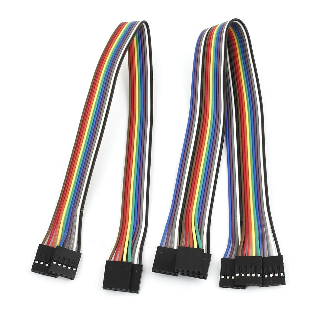 Unique-Bargains Unique-Bargains 5 Pcs 30cm 2.54mm 5 Pin F/F Jumper Wire Colorful — product photo