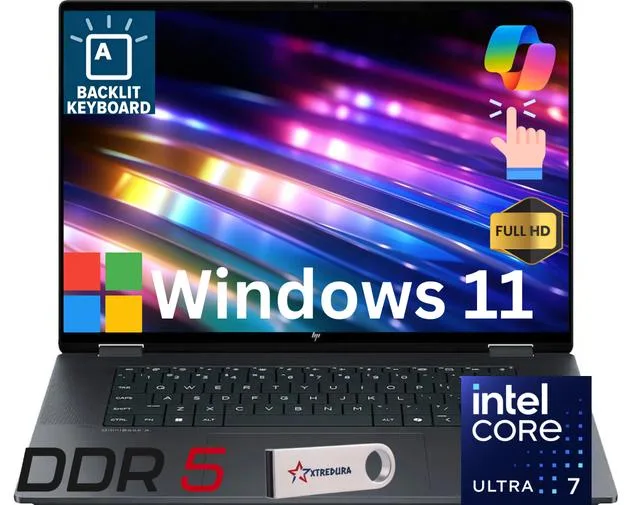 HP HP OmniBook X 16 2-in-1 Intel Ultra 7 256V 16GB DDR5 512GB SSD — product photo