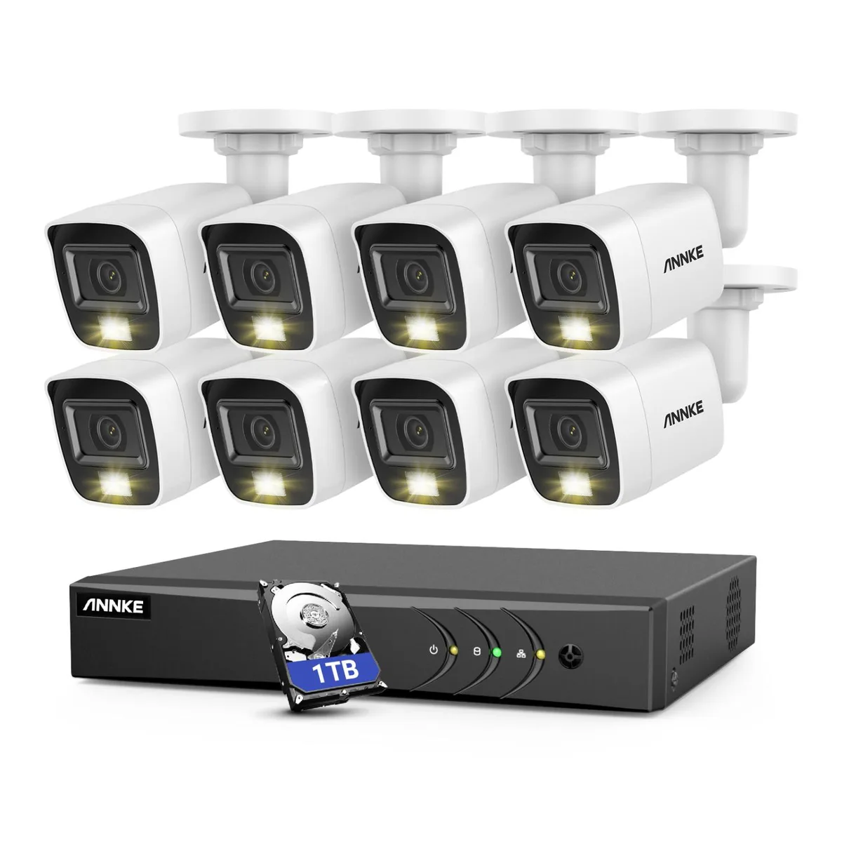 Annke Annke 8CH 3K Lite DVR Kit 1 TB 8 × 1080P IP67 Dual Light — product photo