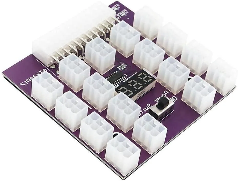 myVolts myVolts ATX Breakout Board 17 x 6Pin 12V 2400W — product photo