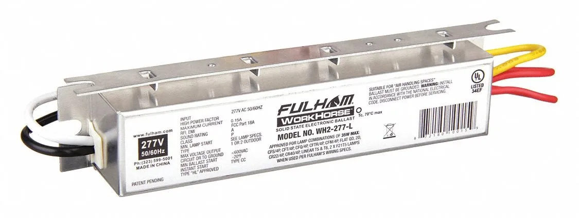 Fulham Fulham WH2-277-L Electronic Ballast 277V AC — product photo