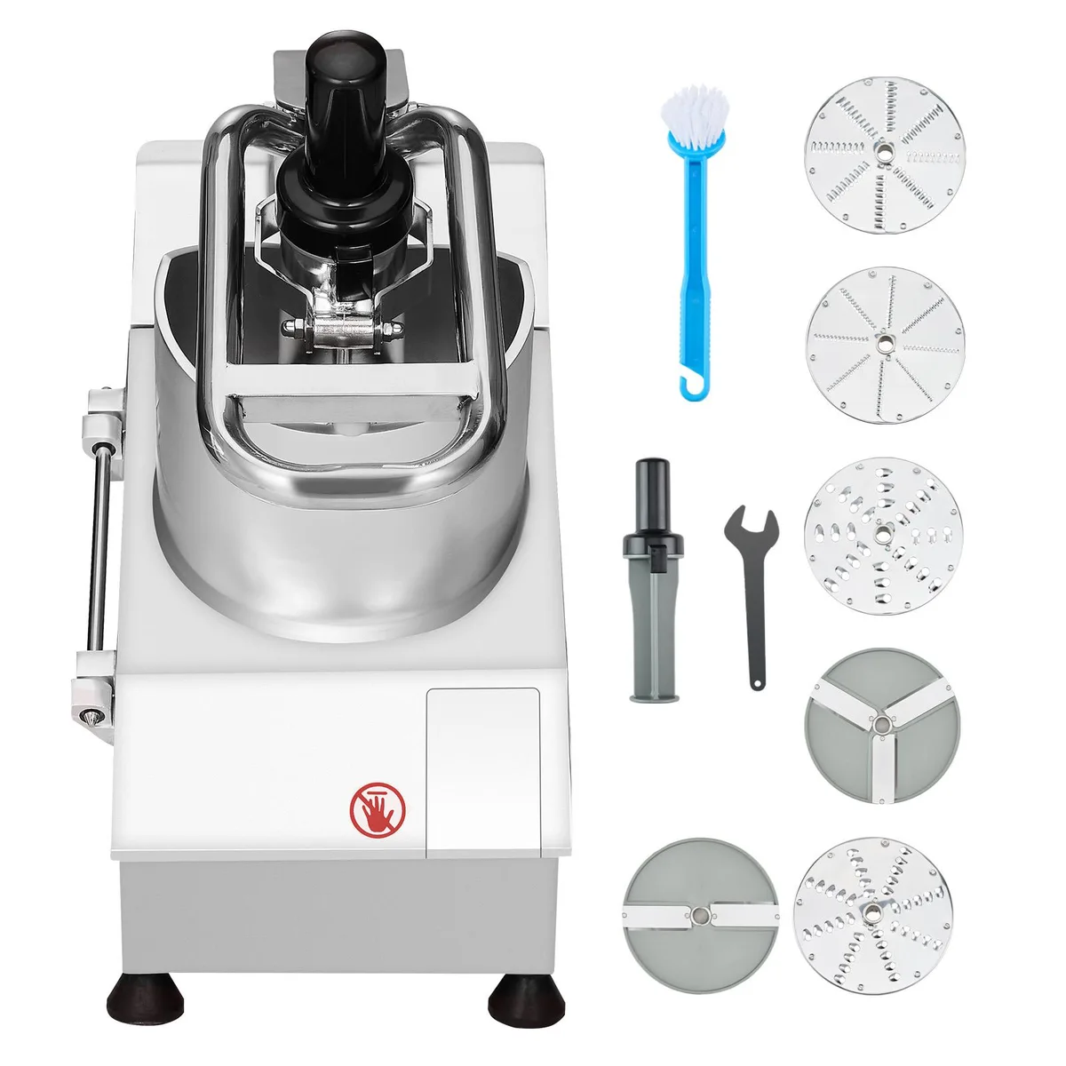 VEVOR VEVOR VC65MS Food Processor 750W 6 Blades 2 Feed Holes 165/54mm — product photo
