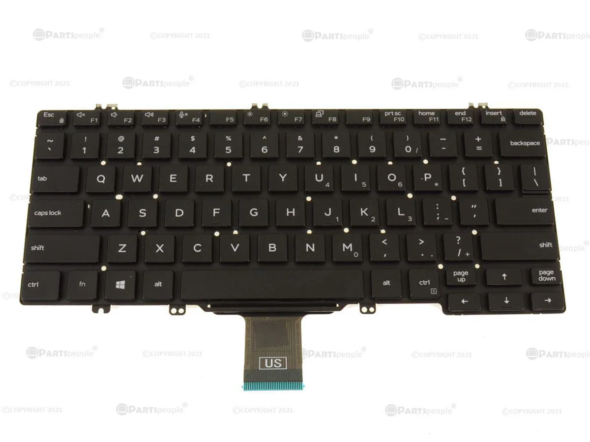 DELL DELL Latitude 7300 5300 2-in-1 Keyboard No BL 09N8M laptop replacement part — product photo