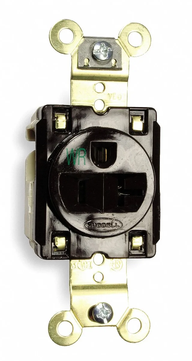 Hubbell Incorporated Hubbell Incorporated HBL5361WR Straight Blade Receptacle 5-20R 20 A — product photo