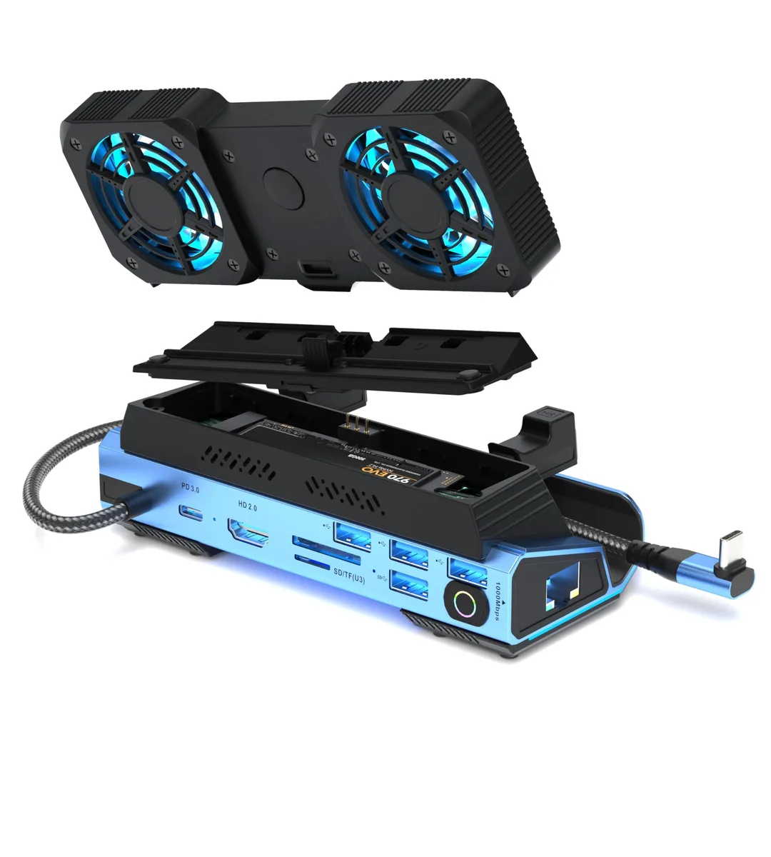 KEHIPI KEHIPI V279 14-in-1 Docking Station with M.2 NVMe Slot — product photo