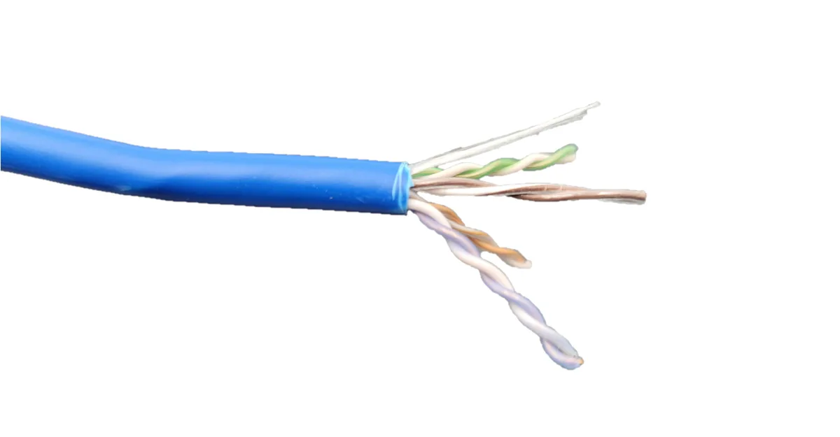 Micro Connectors Micro Connectors CAT6 Plenum Solid Bulk Cable 1000 ft 23 AWG Blue — product photo