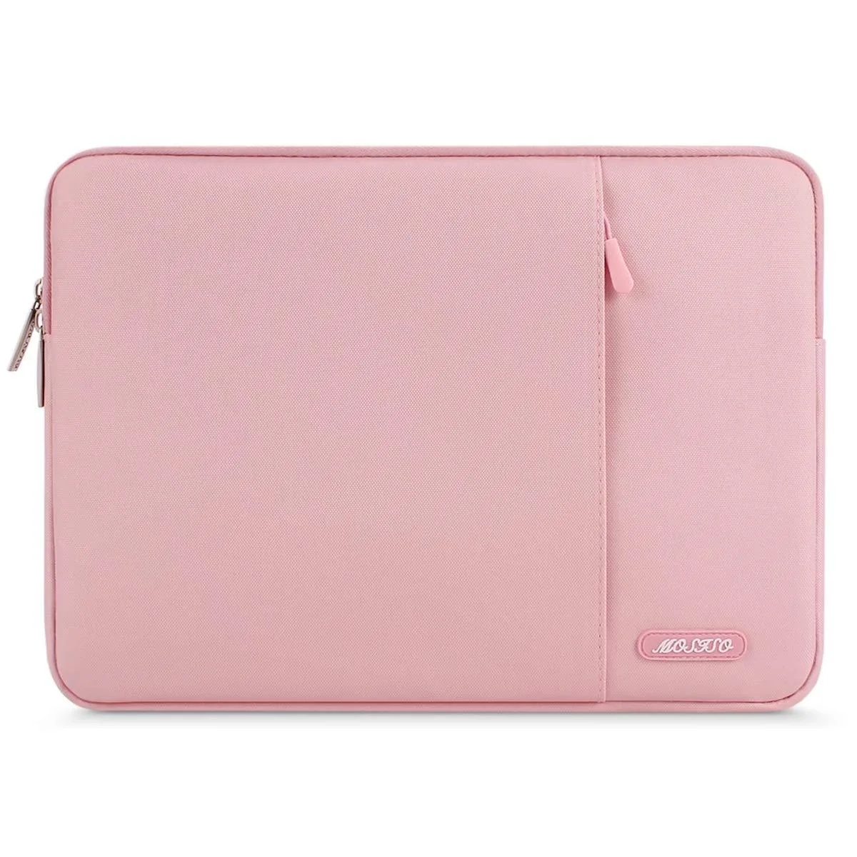  MOSISO 14 inch Laptop Case Polyester Vertical Sleeve Pink MO-N14-Poly-VS-PK — product photo