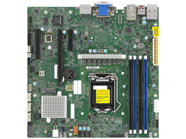 Supermicro Supermicro MBD-X12SCZ-F--O server motherboard LGA 1200 DDR4 2933 128GB — product photo