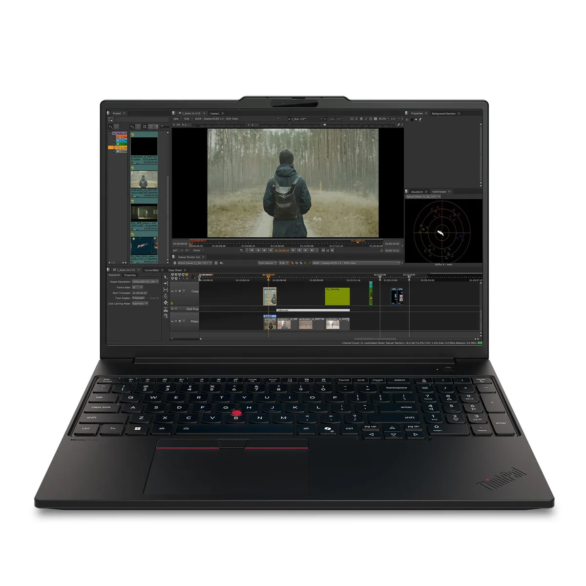 Lenovo Lenovo ThinkPad P16s i Gen 5 16" 30-120Hz Intel Core Ultra 7 366H vPro 96GB 2TB laptop — product photo