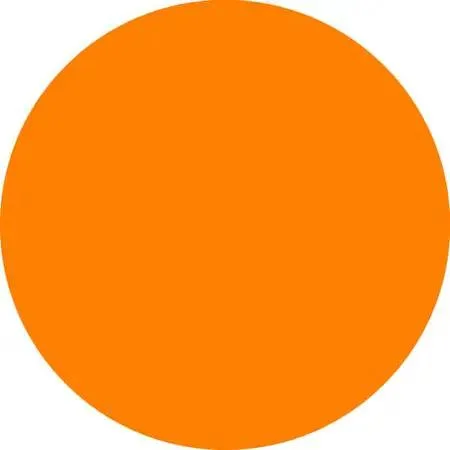 Value Brand Value Brand 16U822 Blank Inventory Control Label Orange Pk1000 — product photo