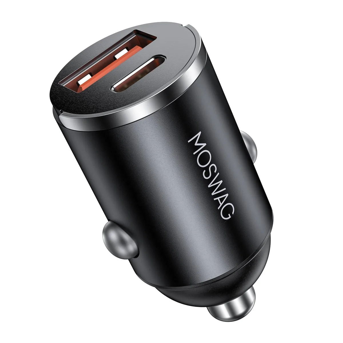 No Sew No Sew Car Charger Dual USB-C USB-A 18W 7.5W 24V 4.2A — product photo