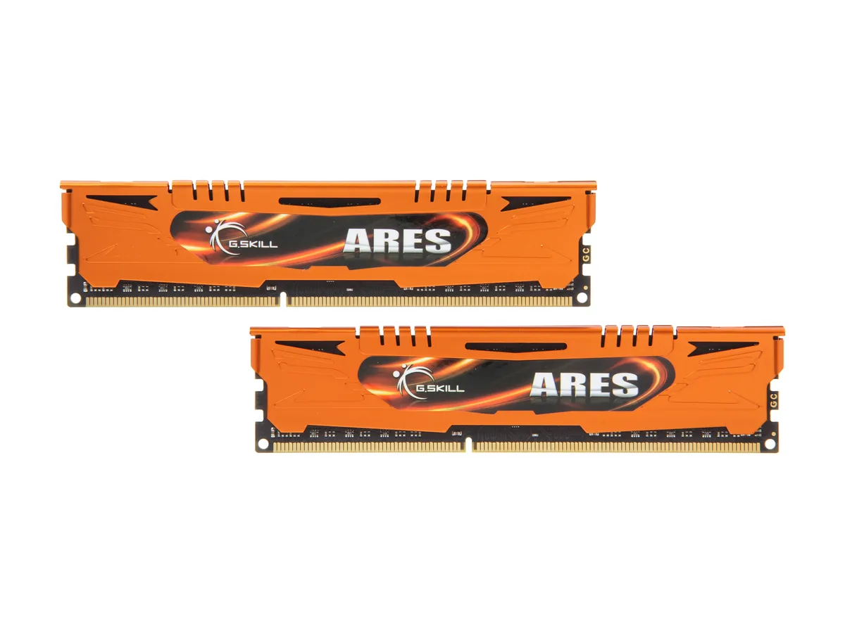 G.SKILL G.SKILL Ares Series 8GB (2 x 4GB) DDR3 1600 CL9 desktop RAM F3-1600C9D-8GAO — product photo