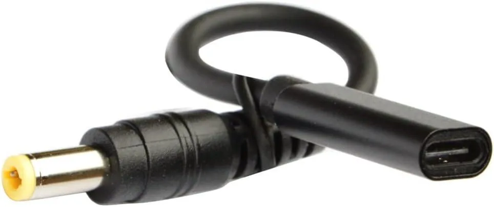 JacobsParts Inc. JacobsParts Inc. TRPDC-KB USB-C Female to 20V DC 5.5x2.5mm Adapter Cable — product photo