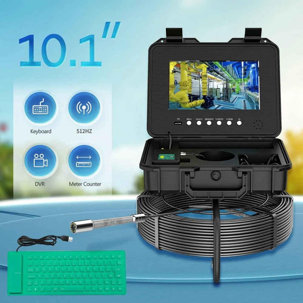 visiPower visiPower 10.1" 2MP AHD Inspection Borescope 10m 16GB 512Hz 80m Cable — product photo