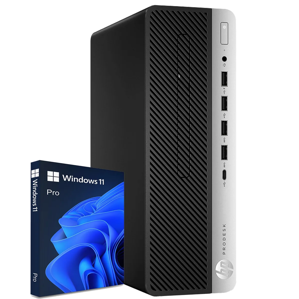 HP HP ProDesk 600 G4 SFF desktop PC i5-8500 32GB DDR4 2TB SSD Windows 11 Pro — product photo