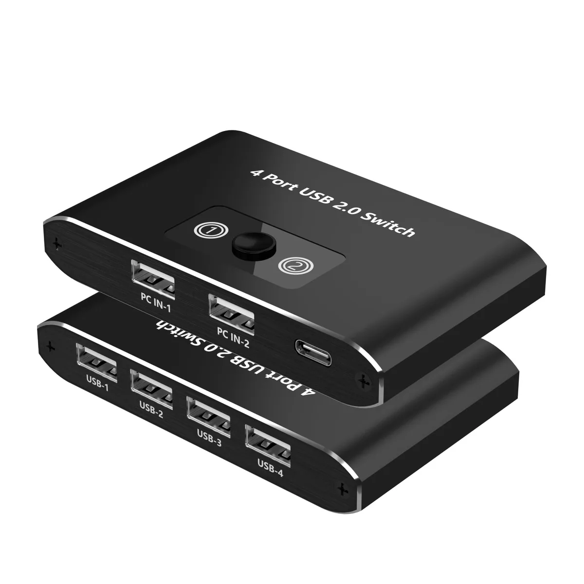 BUCIER BUCIER HA-415 USB 2.0 Switch 2 PC 4 Device — product photo