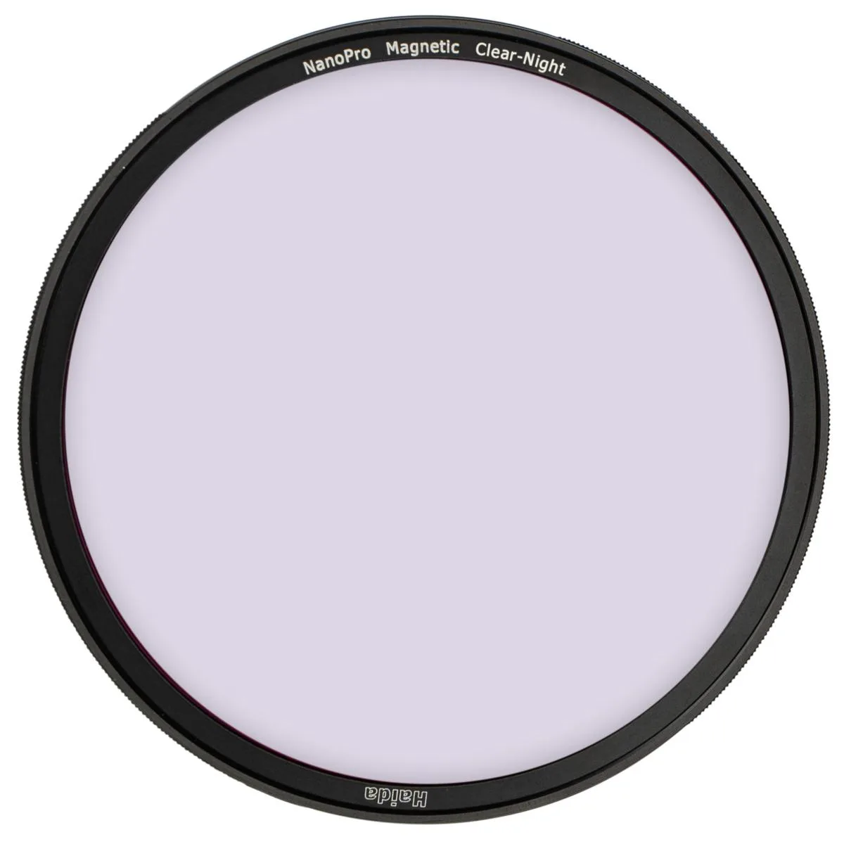 Circular 62mm magnetic clear night filter in protective case