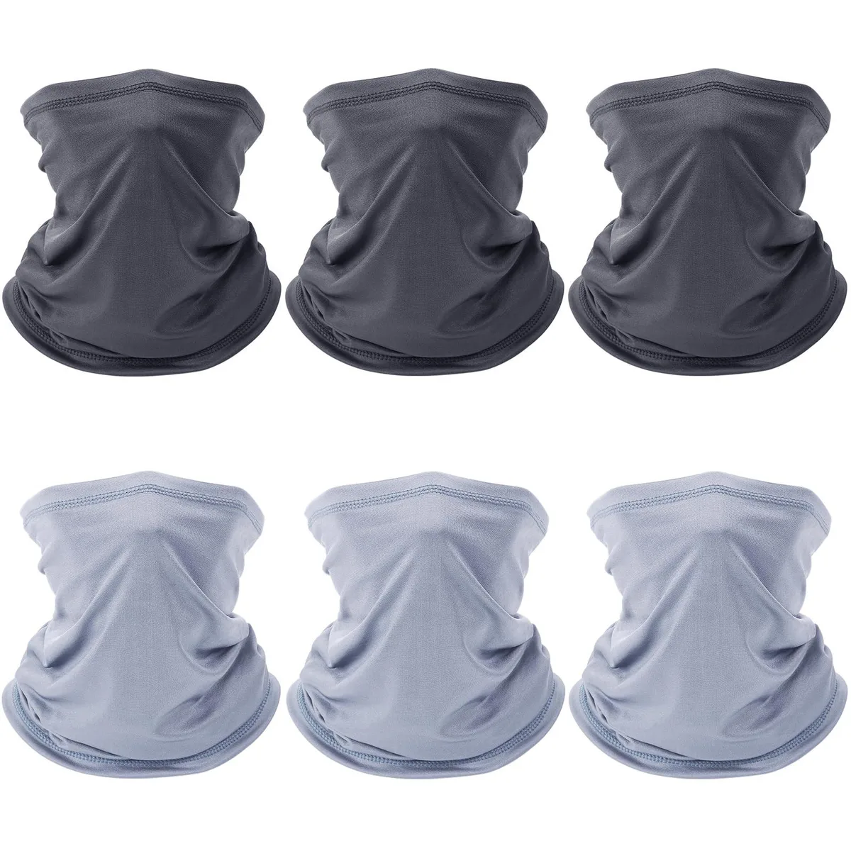  PAETAE Fashion Neck Gaiter 6 Pack UPF 30+ 17.1 x 9.5 in — product photo