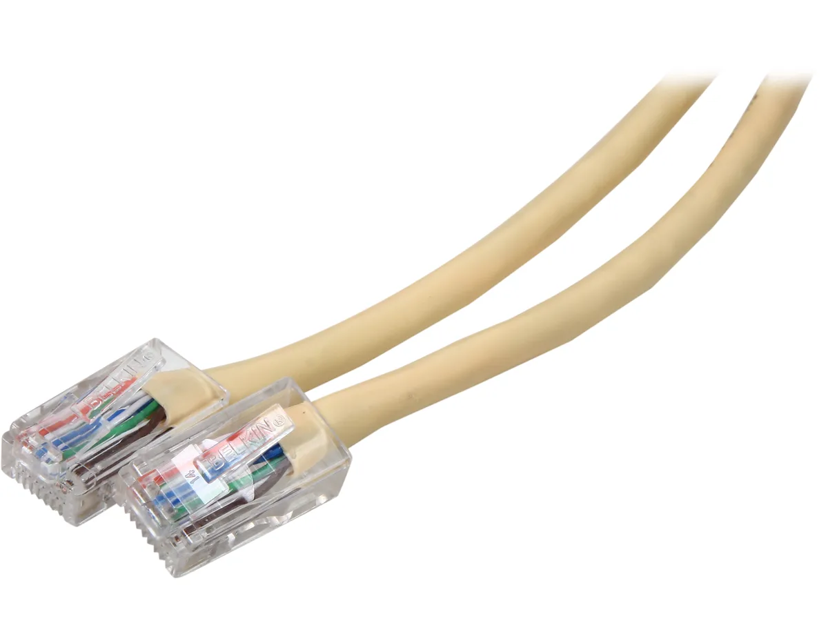 Belkin Belkin A3L791-25-YLW 25 ft Cat 5E network ethernet cable yellow — product photo