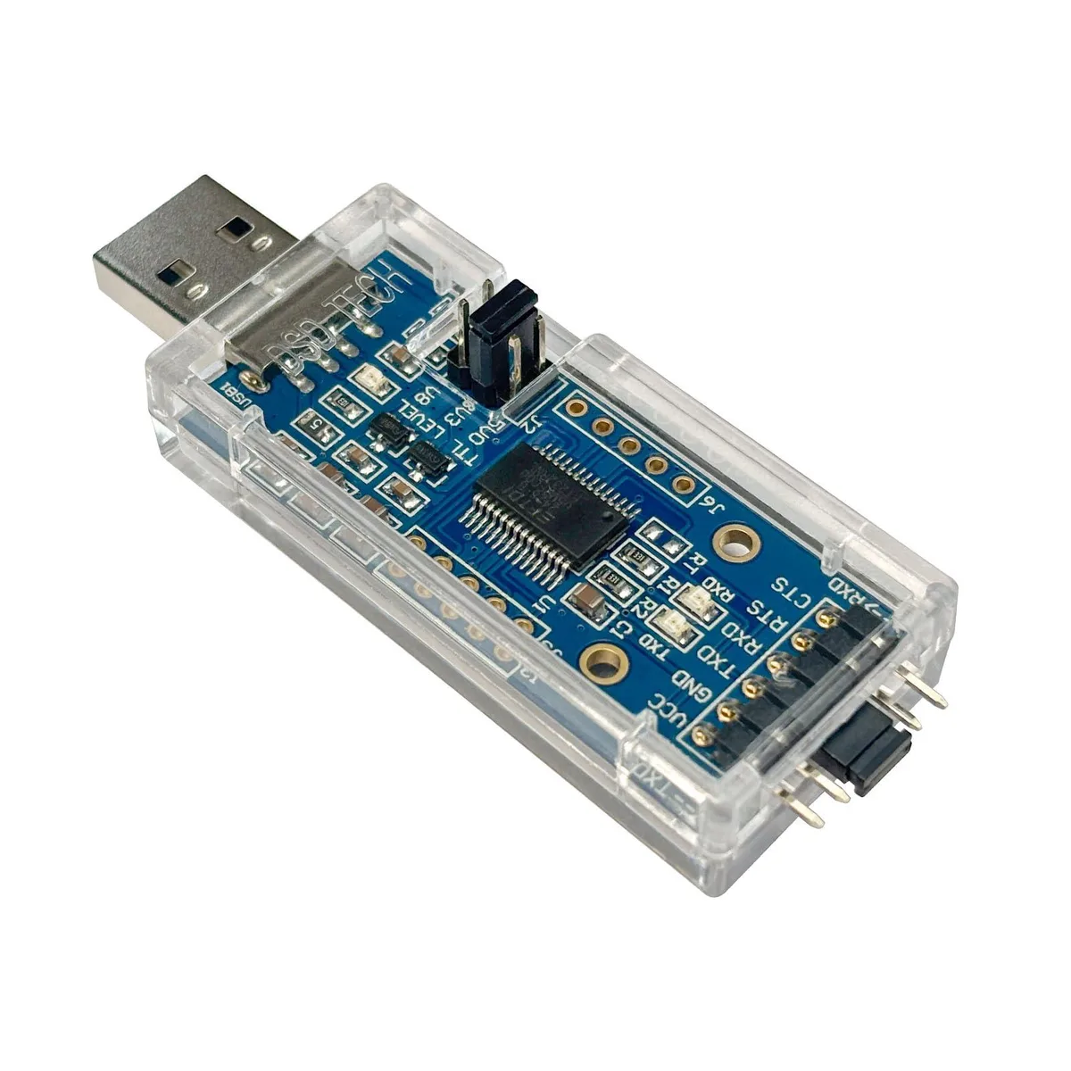  DSD TECH SH-U09C2 USB to TTL Adapter FTDI FT232RL 1.8V 3.3V 5V data converter — product photo