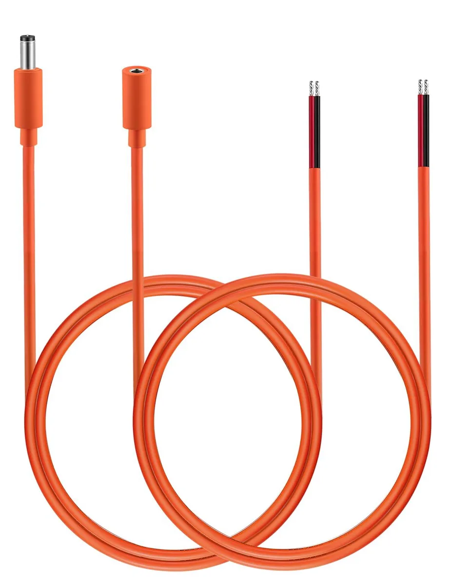  Tonton 1MO5MF 3.3FT DC Power Extension Cord 5.5mm x 2.1mm 16AWG — product photo