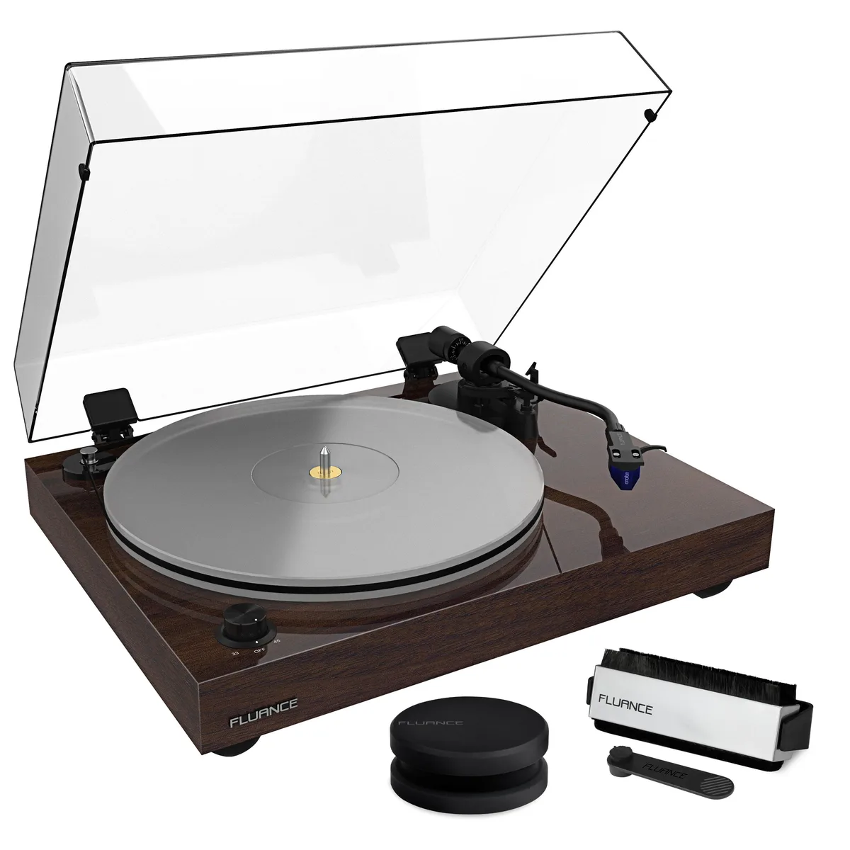 Fluance Fluance RT85WVB52RW03 turntable brown 18.76 lbs — product photo